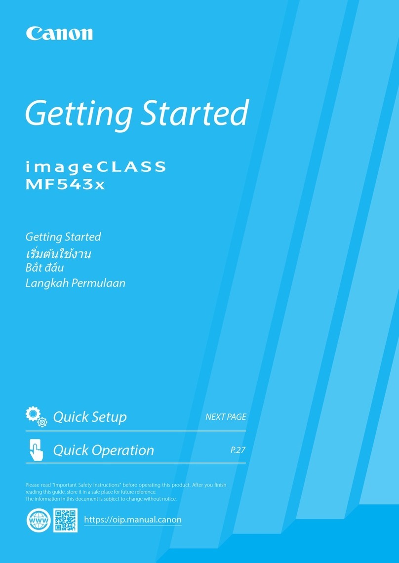 Canon imageCLASS MF543x User manual