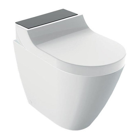 Geberit AQUACLEAN TUMA COMFORT user manual