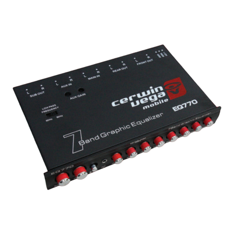 Cerwin-Vega HED Series user manual