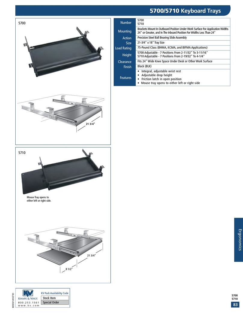 Knape&Vogt 5700 User manual