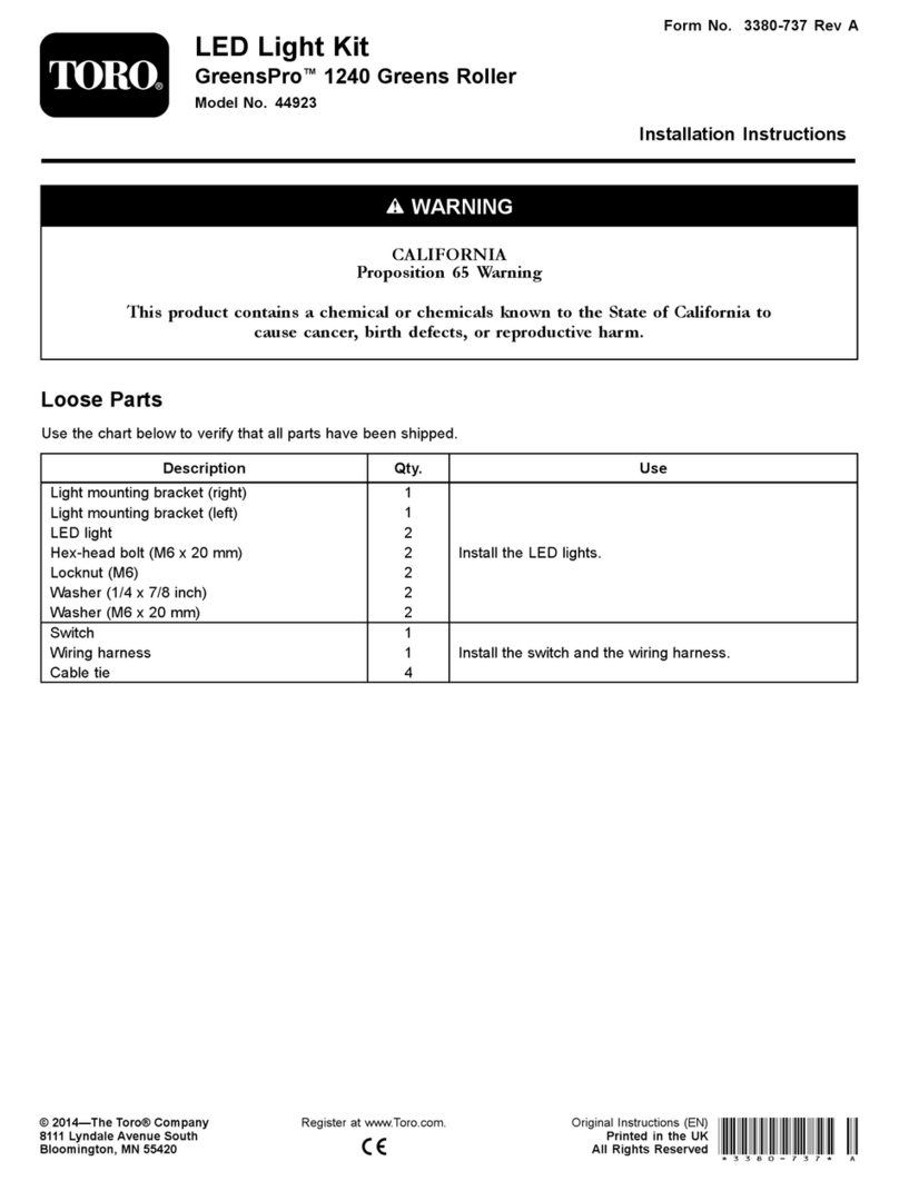 Toro 44923 installation instructions