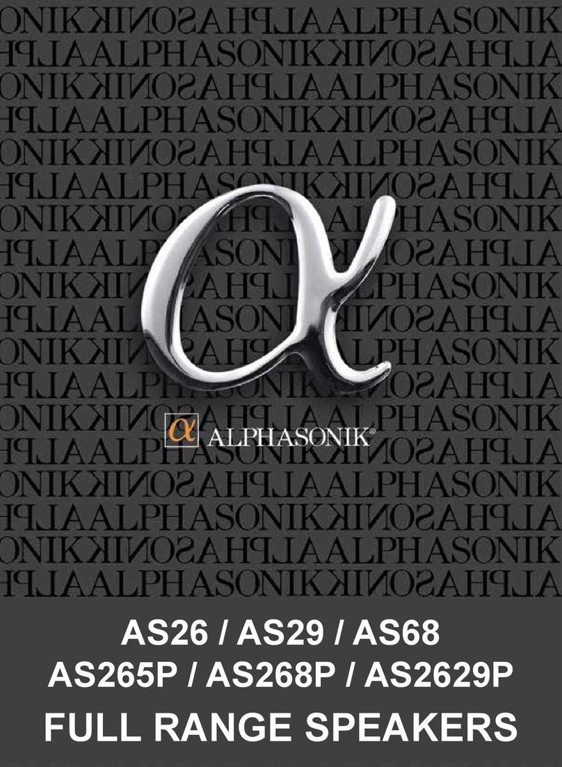 Alphasonik AS26 manual
