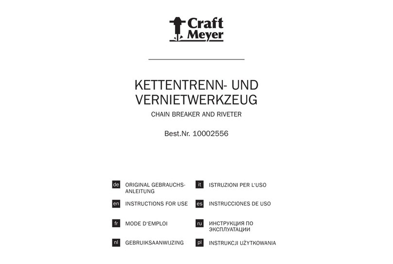 Craft Meyer 10002556 Instructions for use