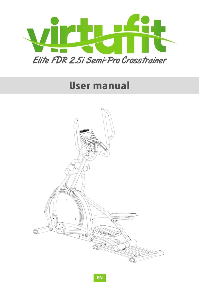 VIRTUFIT Elite FDR 2.5i Semi-Pro Crosstrainer User manual VIRTUFIT Elite FDR 2.5i Semi-Pro Crosstrainer User manual