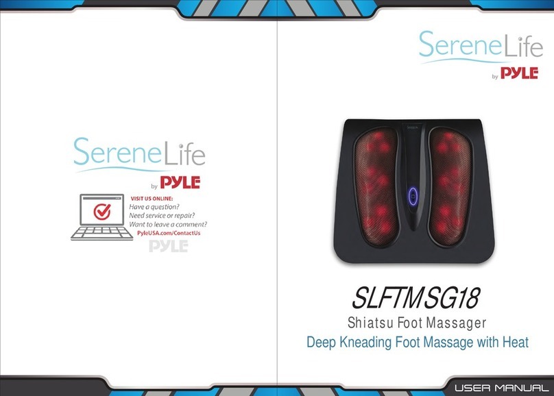 Pyle SereneLife SLFTMSG18 User manual