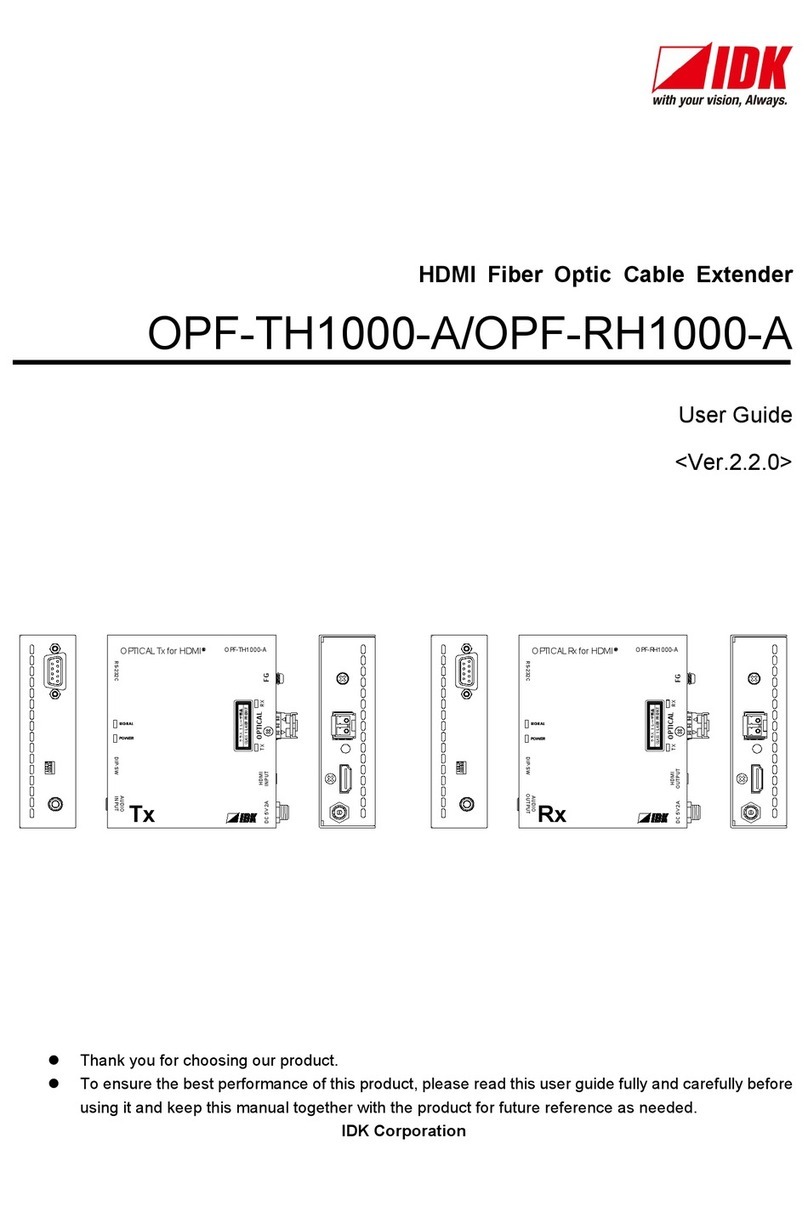 IDK OPF-TH1000-A user guide