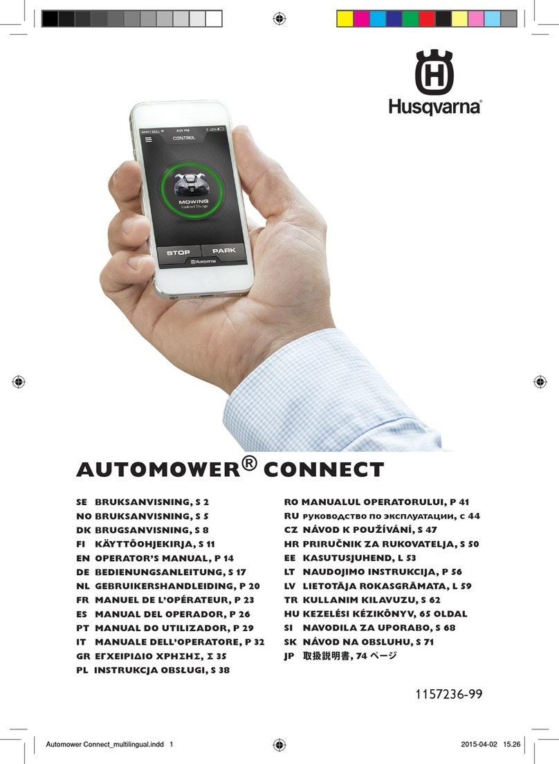 Husqvarna Automower Connec Operator's manual
