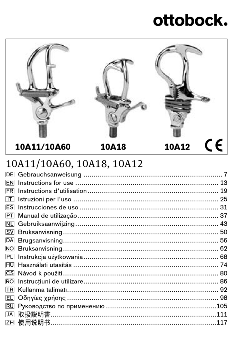Otto Bock 10A11 Instructions for use