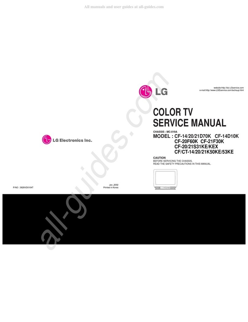 LG CF-14D70K User manual