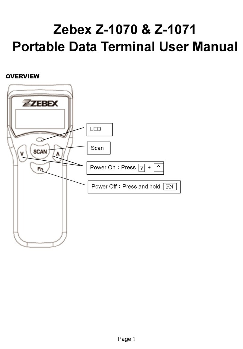 Zebex Z-1070 user manual
