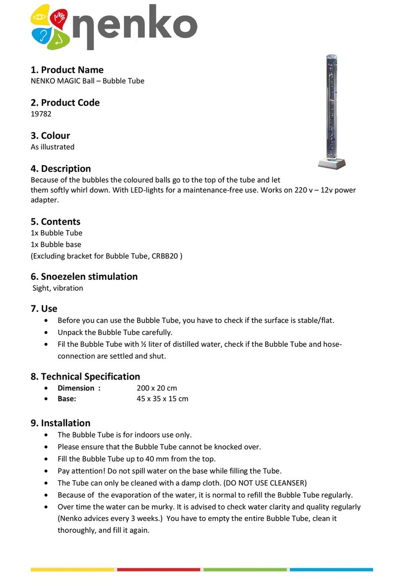 NENKO MAGIC Ball Bubble Tube manual