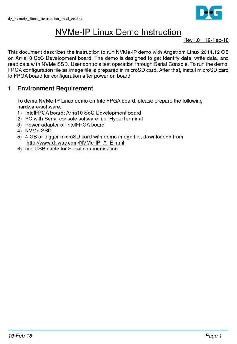 DG NVMe-IP Instruction