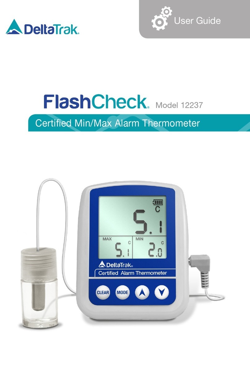 DeltaTRAK FlashCheck 12237 User manual
