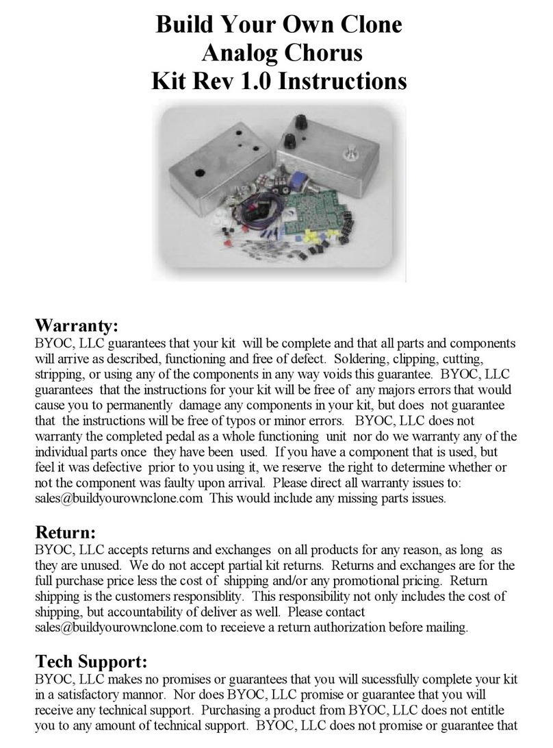 BYOC Analog Chorus instructions