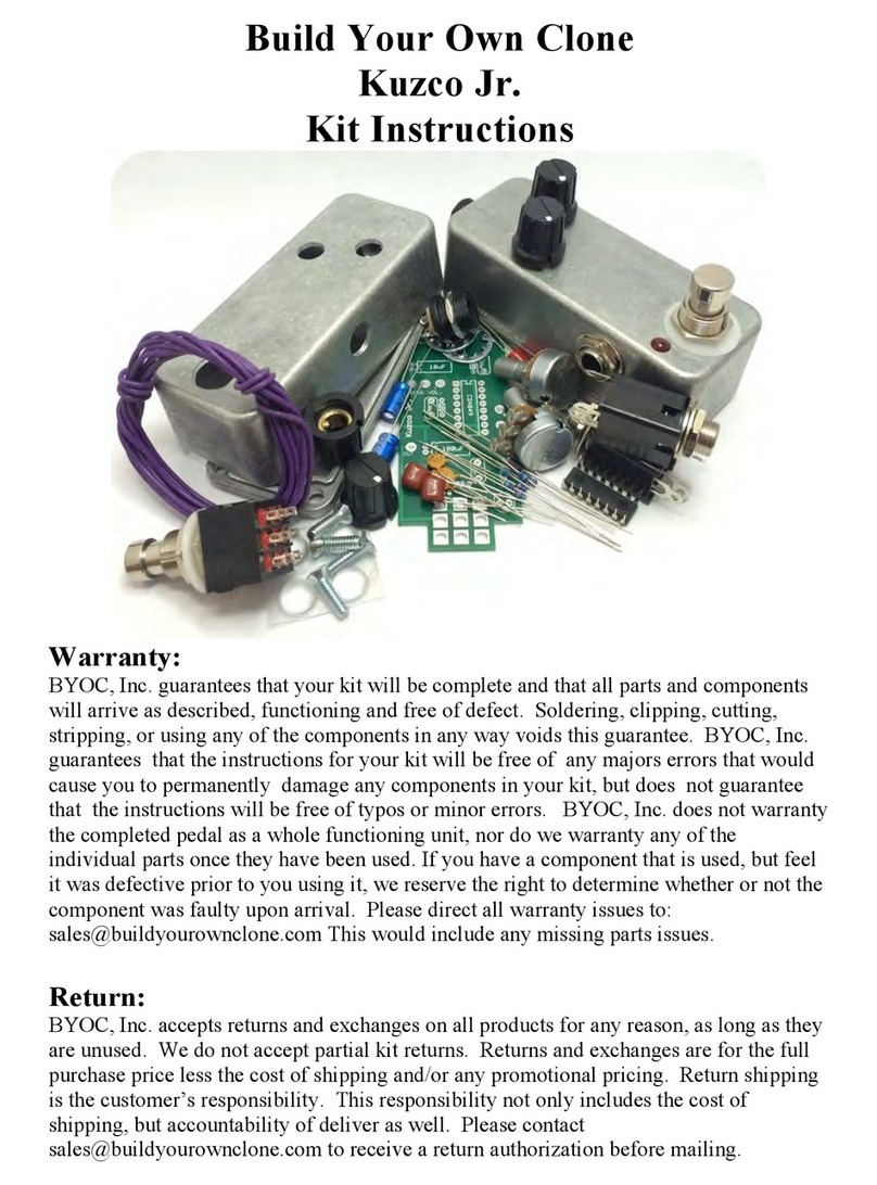 BYOC Kuzco Jr User manual BYOC Kuzco Jr User manual