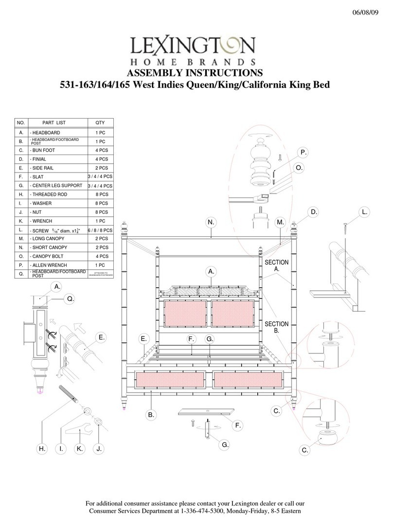 LEXINGTON 531-163 Assembly instructions