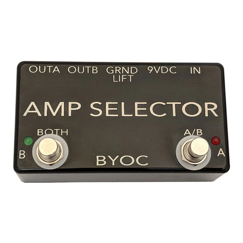 BYOC Amp Selector and Stereo FX Router User manual