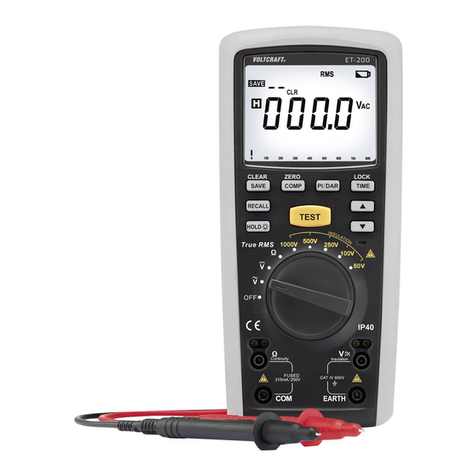 VOLTCRAFT ET-200 User manual