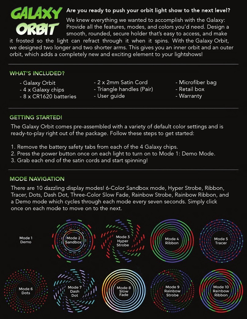 OrbitLightShow Galaxy Orbit quick guide