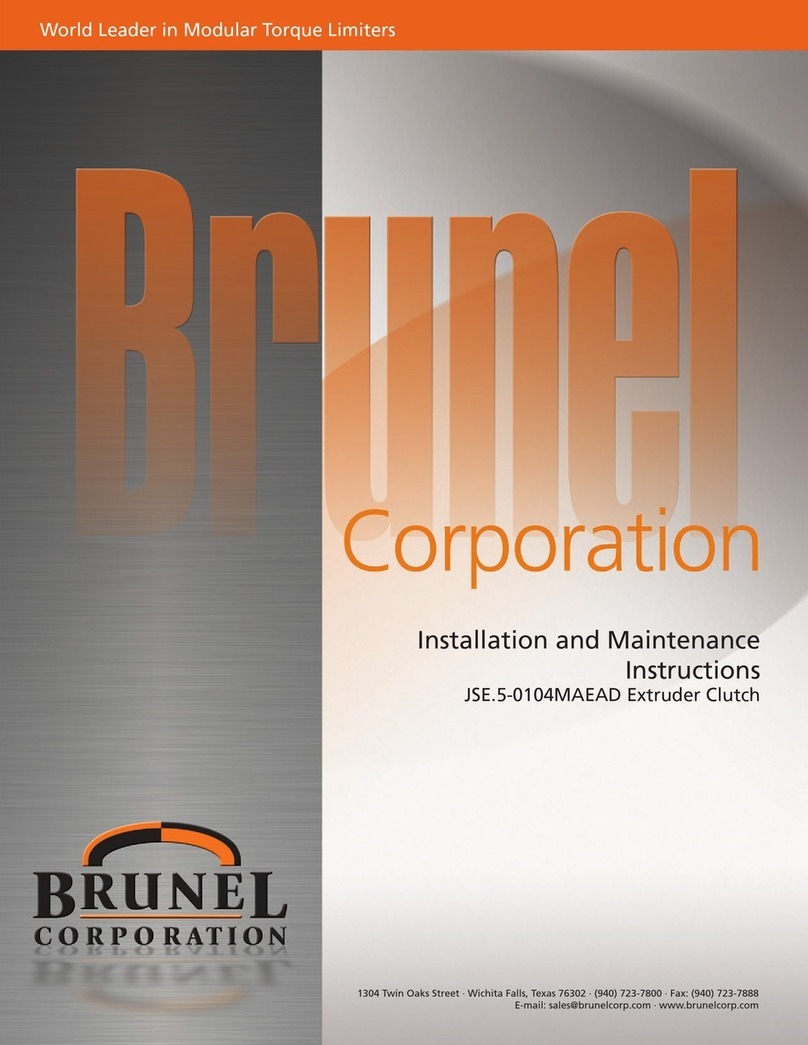 BRUNEL JSE.5-0104MAEAD Installation and maintenance instructions