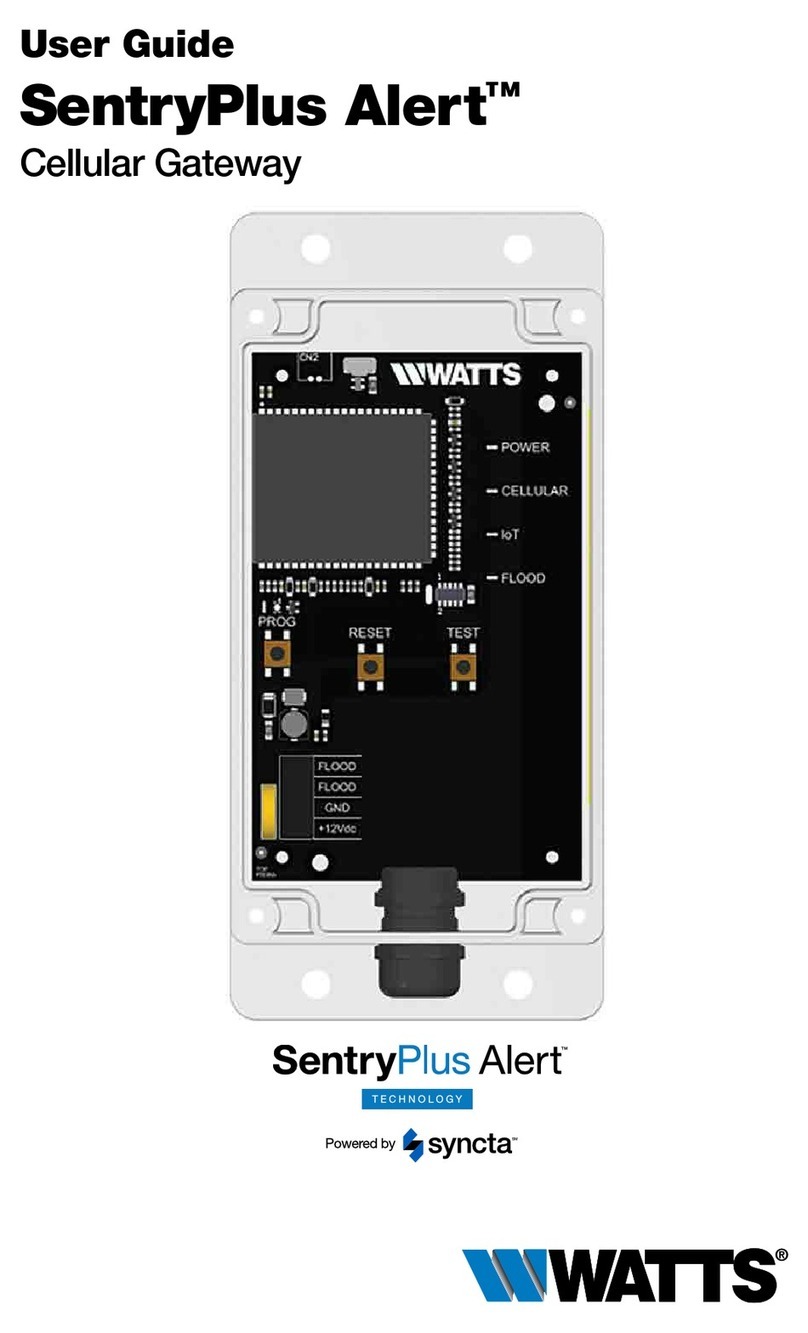 Watts SentryPlus Alert user guide