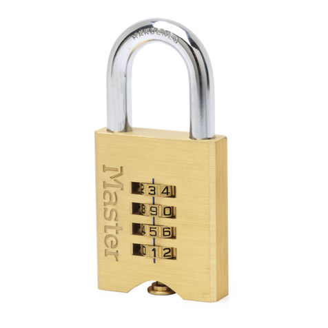 Masterlock 651EURD User manual