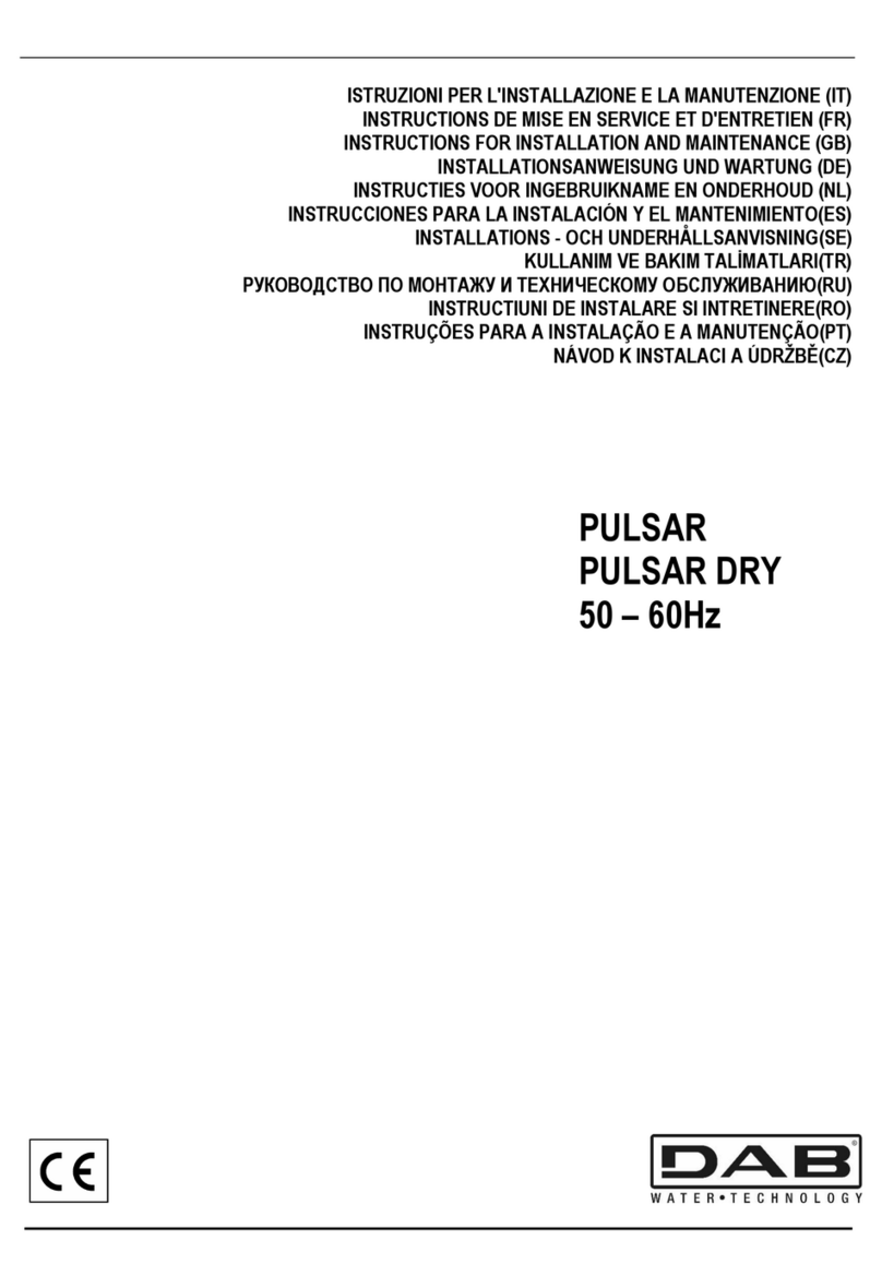 DAB PULSAR Operating and maintenance manual