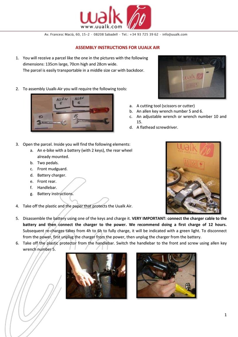 UUALK AIR Assembly instructions