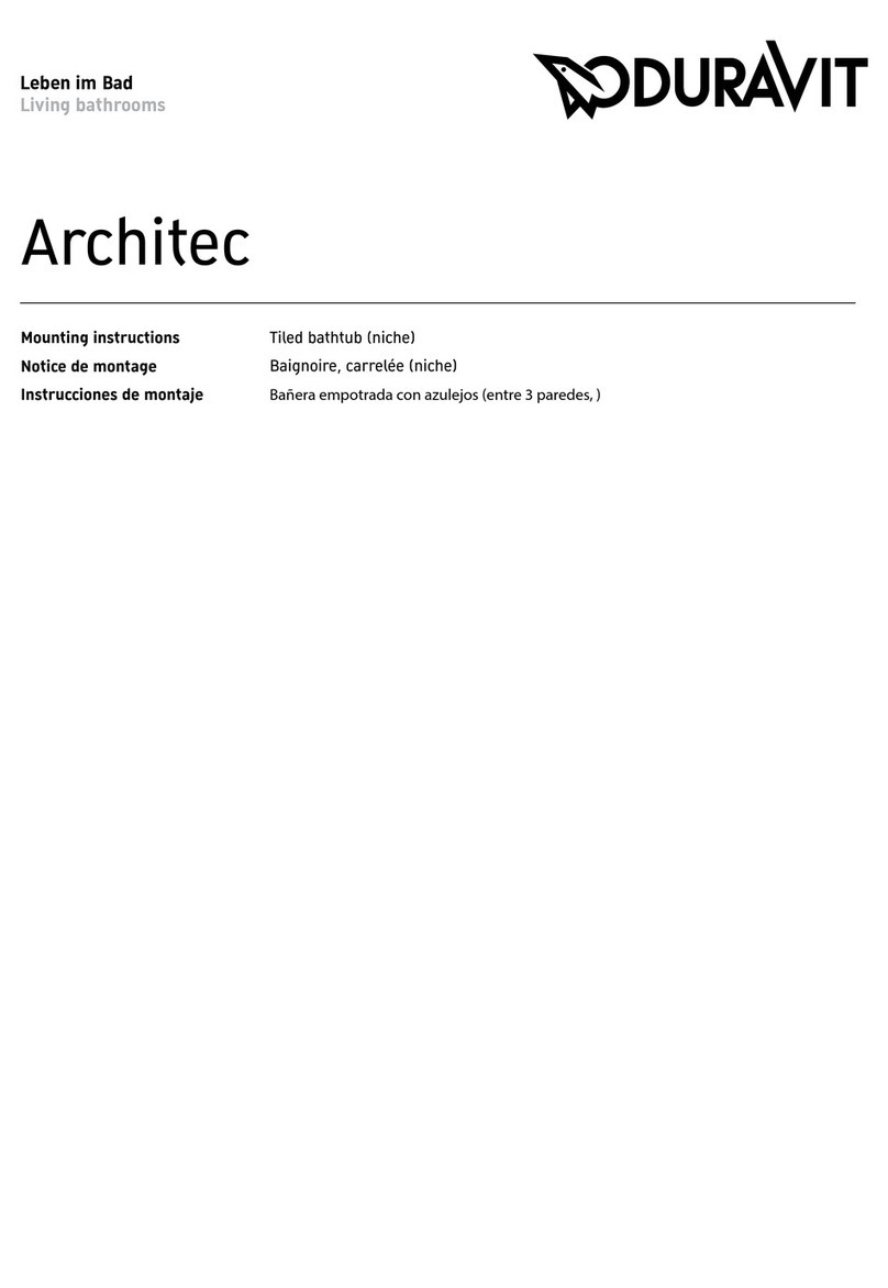 DURAVIT Architec 700353 User manual DURAVIT Architec 700353 User manual