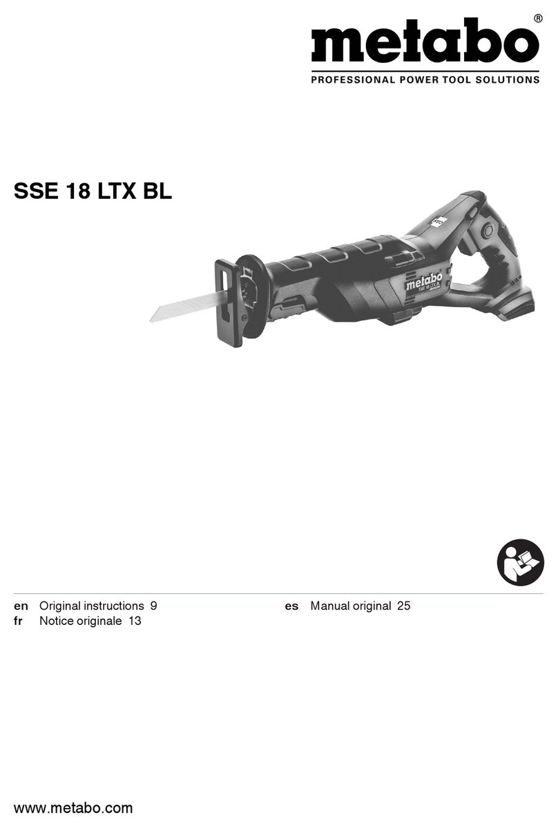 Metabo SSE 18 LTX BL Original instructions