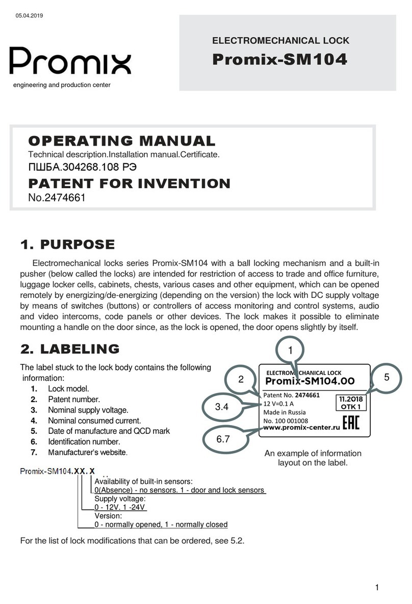 PROMIX Promix-SM104 Series User manual