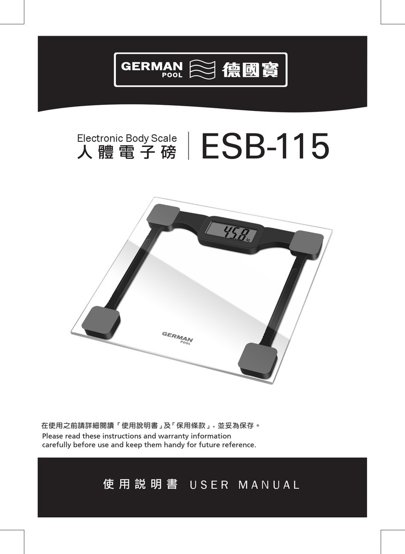 German pool ESB-115 user manual