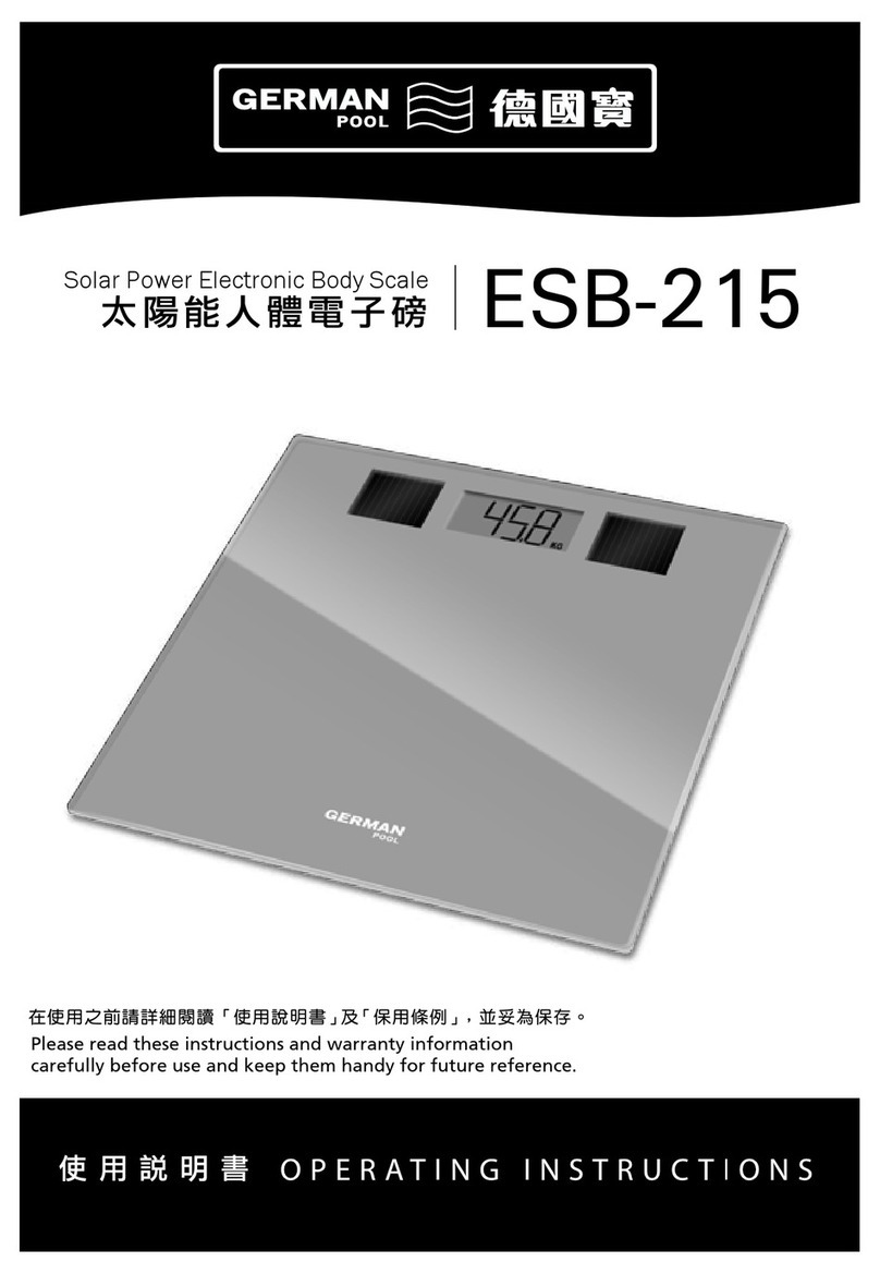 German pool ESB-215 operating instructions