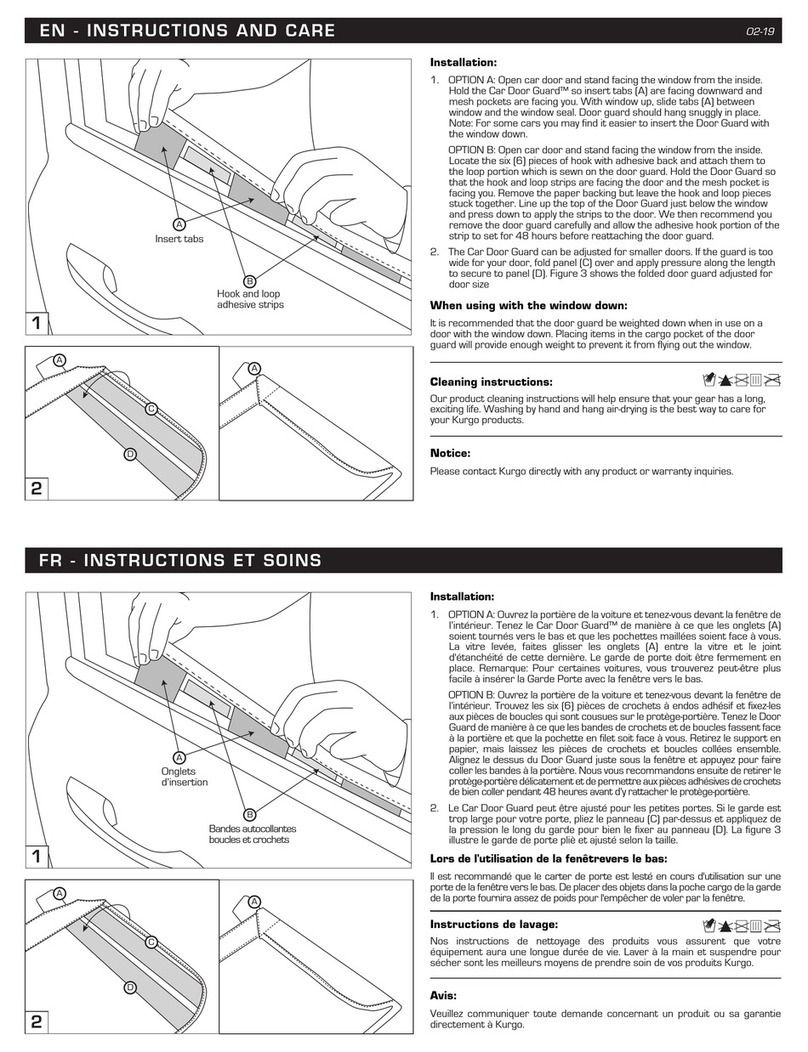 Kurgo DoorGuard User manual