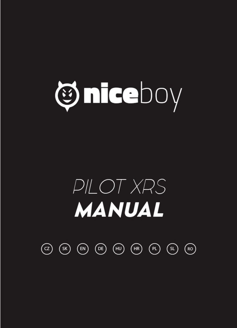 Niceboy PILOT XRS User manual Niceboy PILOT XRS User manual