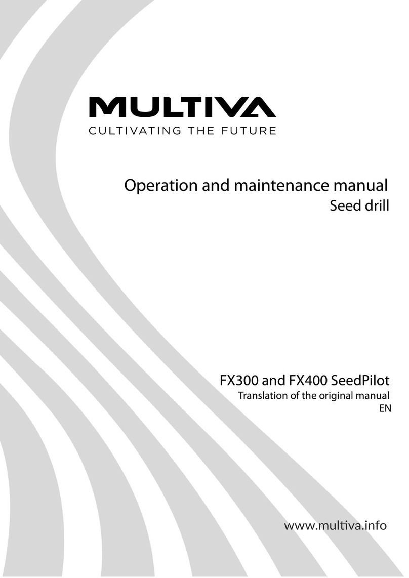 Multiva FX300 SeedPilot Operation and maintenance manual