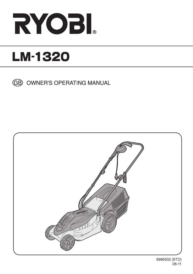 Ryobi LM-1320 Operation manual