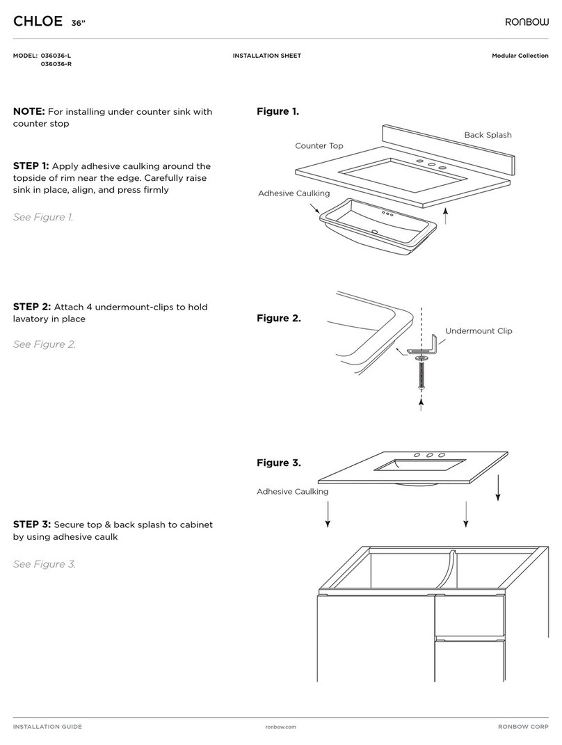 Ronbow CHLOE 036036-L Assembly instructions