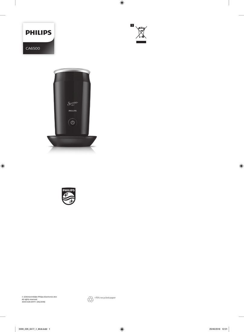 Philips CA6500 quick guide