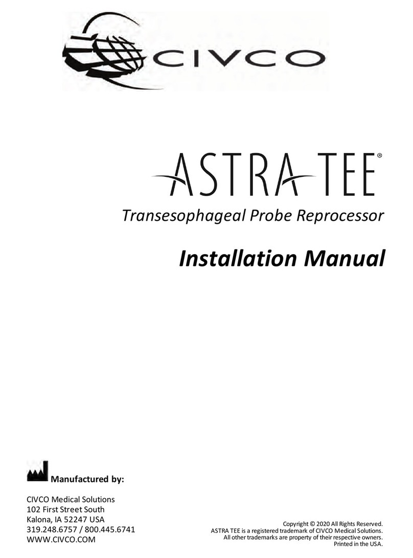 Civco Astra Tee Base User manual Civco Astra Tee Base User manual