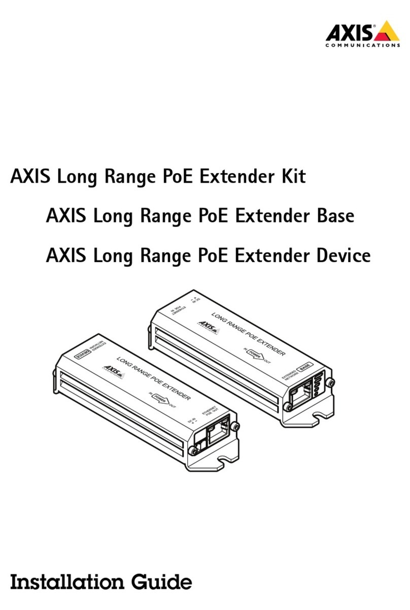 Axis Long Range PoE Extender Kit installation guide