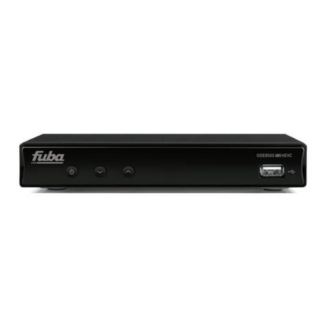 Fuba ODE8500 T2HEVC User manual