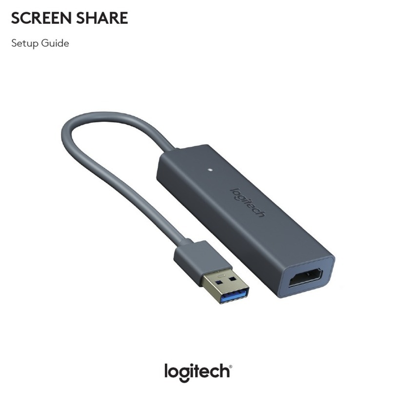 Logitech SCREEN SHARE User manual
