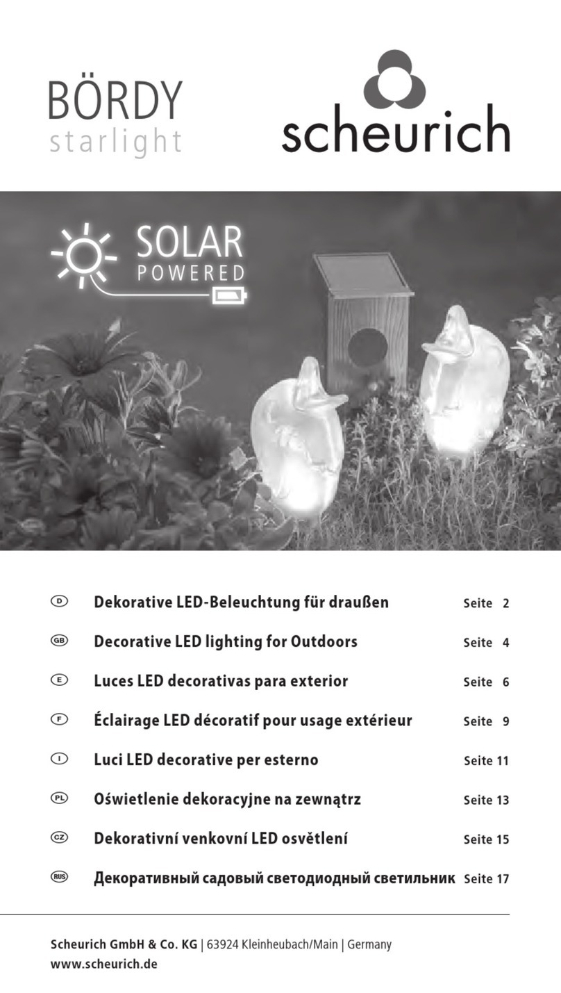 Scheurich BORDY Starlight instructions