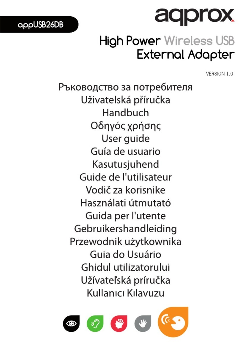 aqprox! APPUSB26DB User manual aqprox! APPUSB26DB User manual