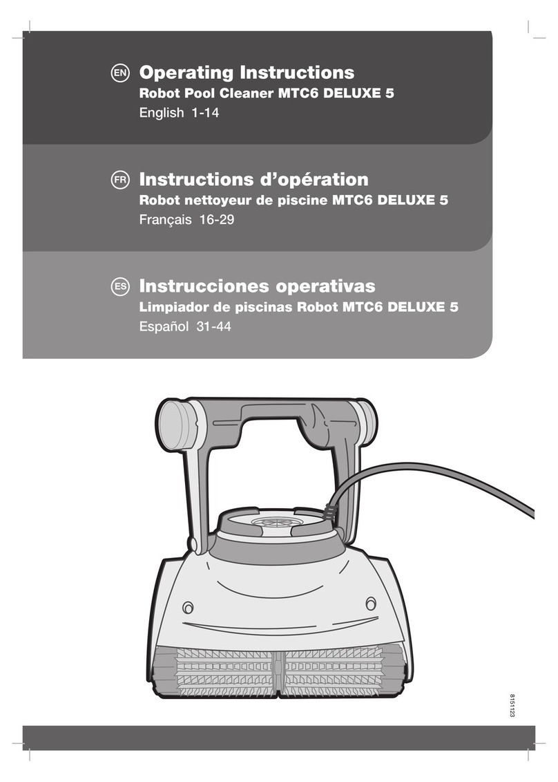 Maytronics MTC6 DELUXE 5 operating instructions Maytronics MTC6 DELUXE 5 operating instructions