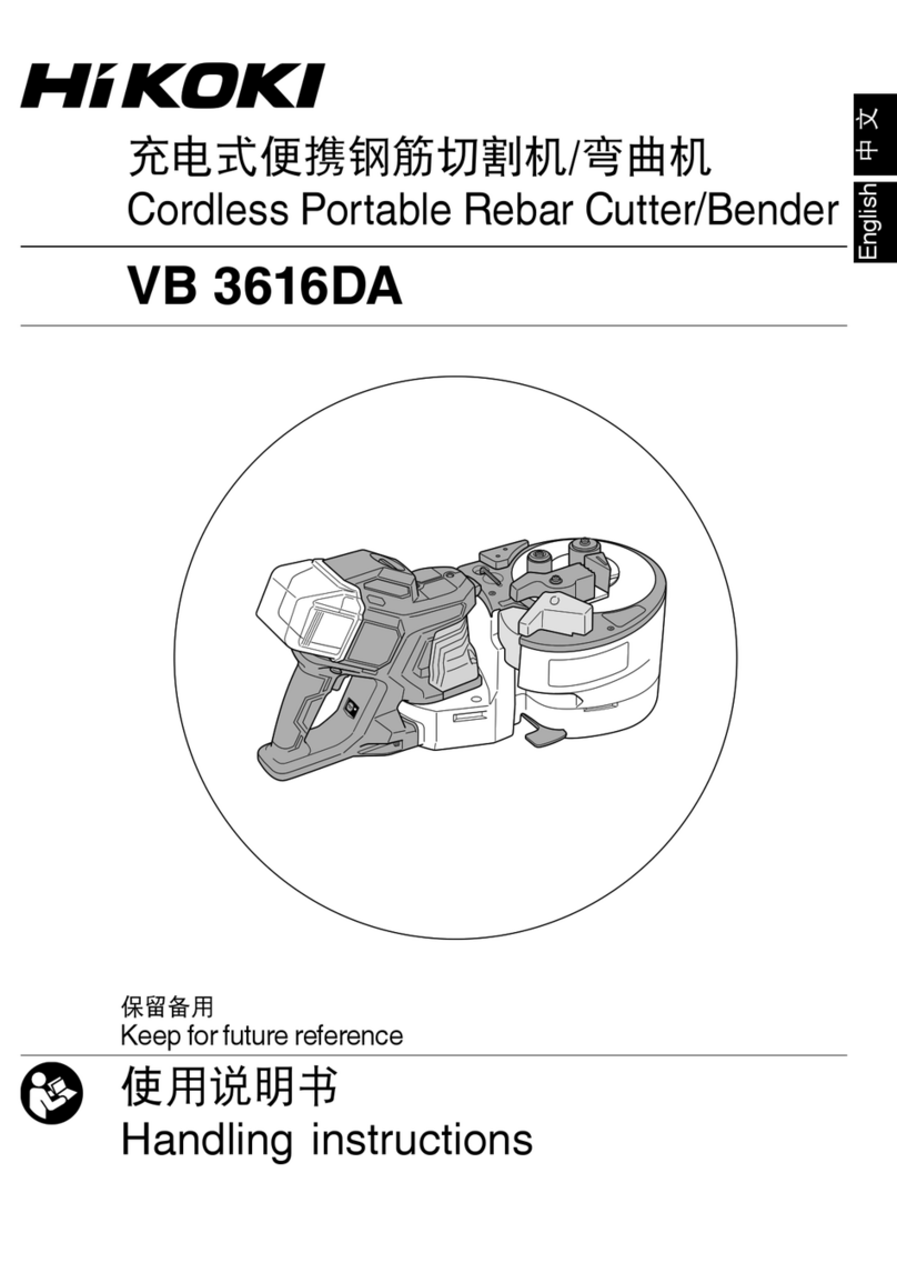 HIKOKI VB 3616DA Handling instructions