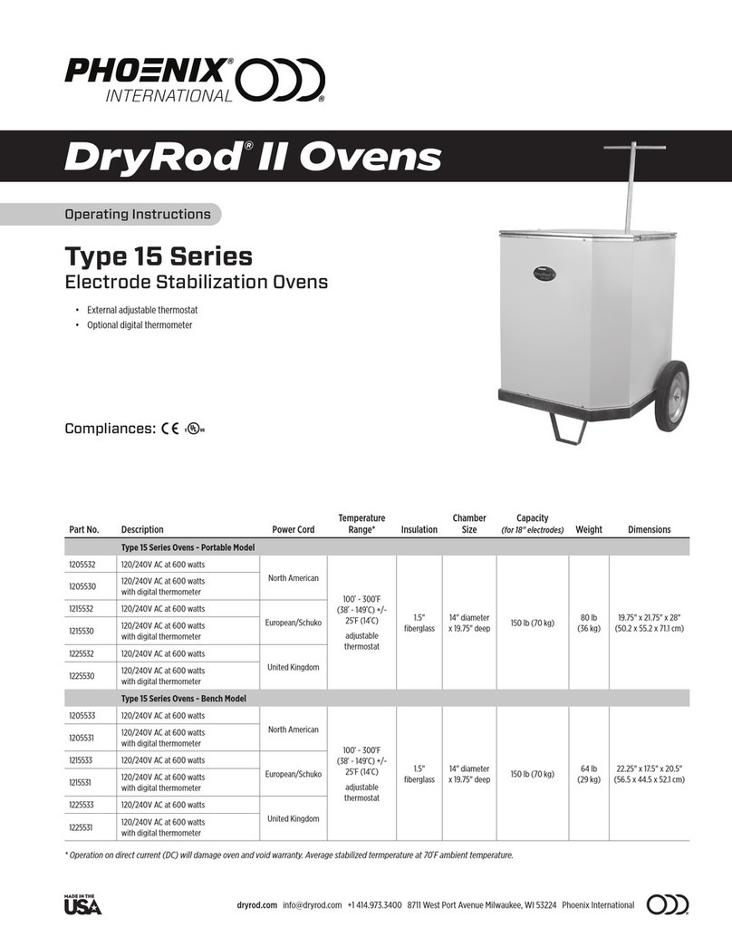 Phoenix DryRod II Type 15 Series operating instructions