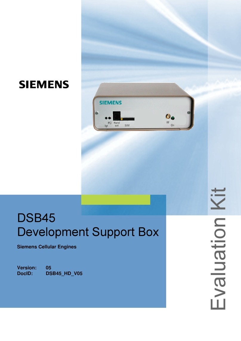Siemens DSB45 User manual