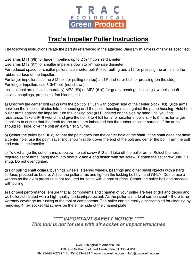 TRAC Impeller Puller instructions